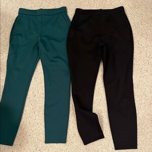 Stylish Black and Green Women's Pants